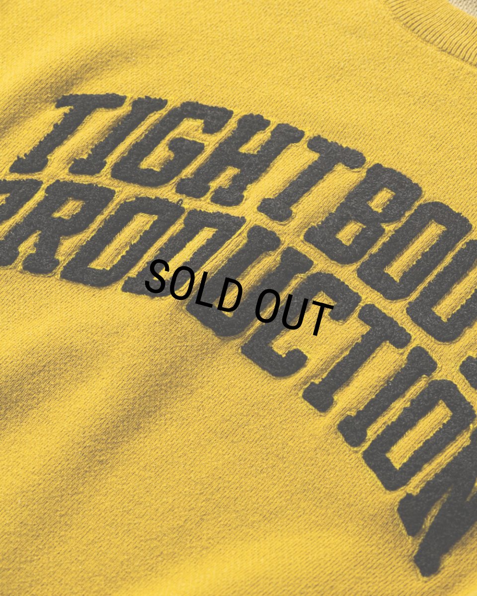 画像3: TIGHTBOOTH/COLLEGE SWEATER（Mustard）［カレッジセーター-25秋冬］ (3)