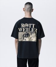 画像7: 【ご予約受付中！26年4月入荷予定】ROTTWEILER/DOGRACE TEE（JET）［ピグメント加工プリントT-26春夏］ (7)