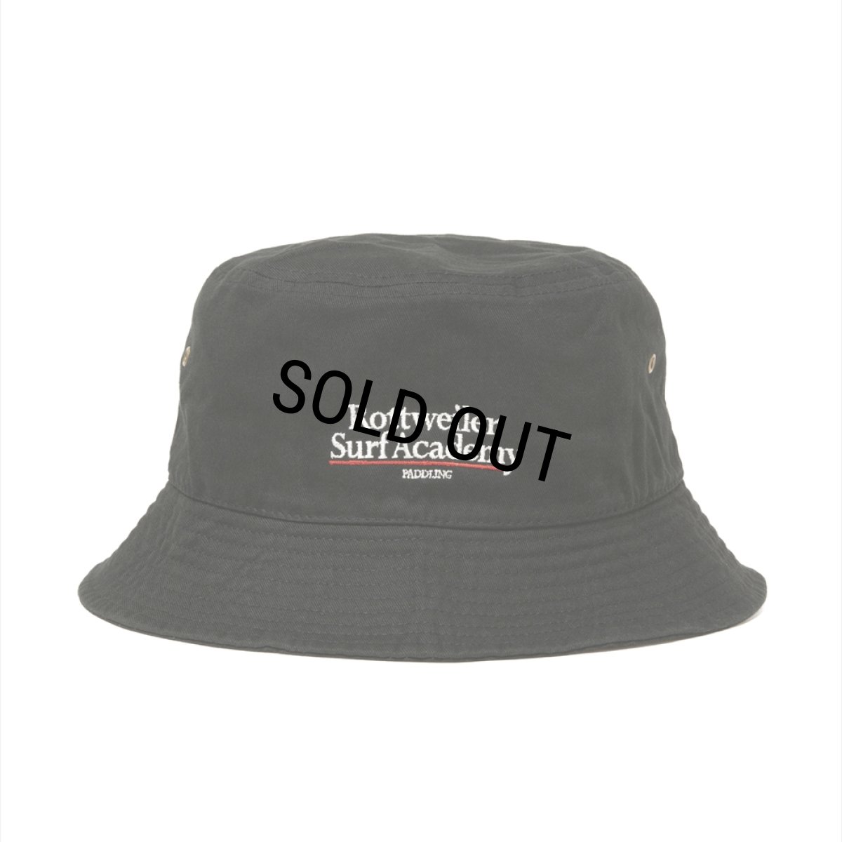 画像1: ROTTWEILER/SURF ACADEMY HAT（BLACK）［サーフアカデミーハット-26春夏］ (1)