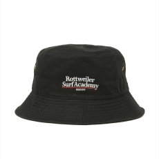 画像1: 【ご予約受付中！26年3月入荷予定】ROTTWEILER/SURF ACADEMY HAT（BLACK）［バケットハット-26春夏］ (1)
