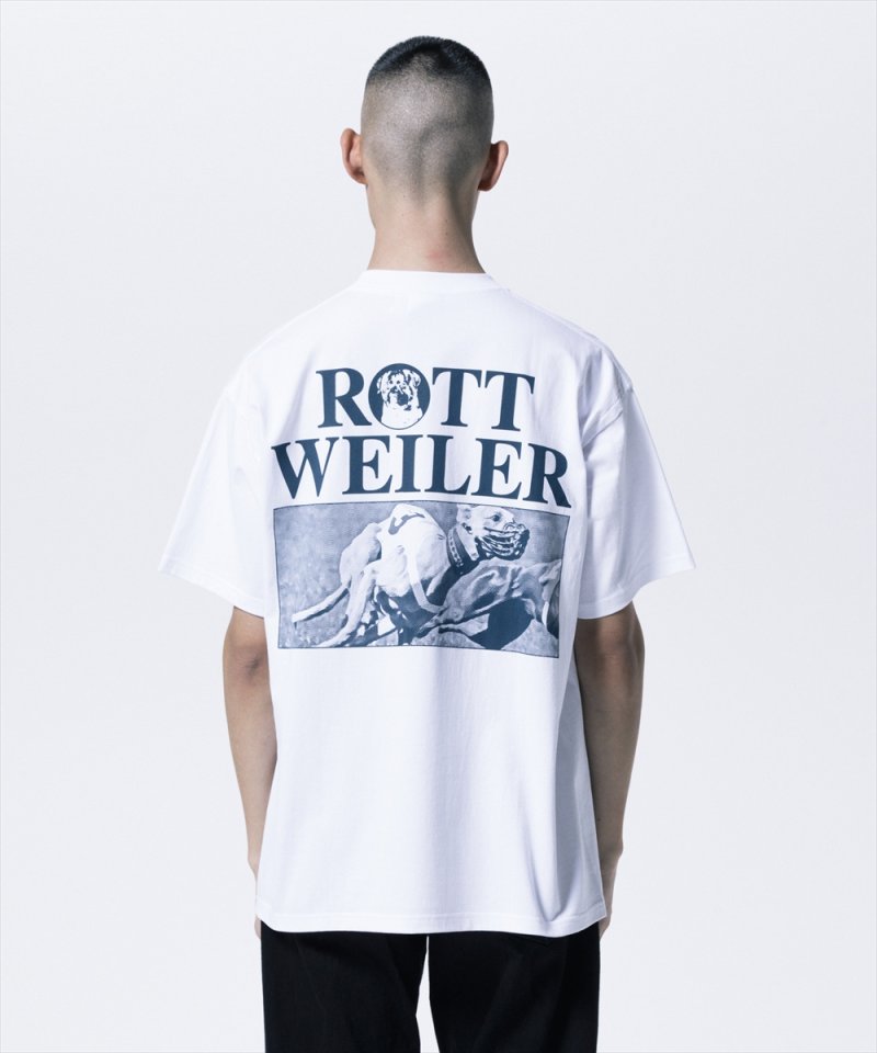 画像3: 【ご予約受付中！26年4月入荷予定】ROTTWEILER/DOGRACE TEE（WHITE）［プリントT-26春夏］