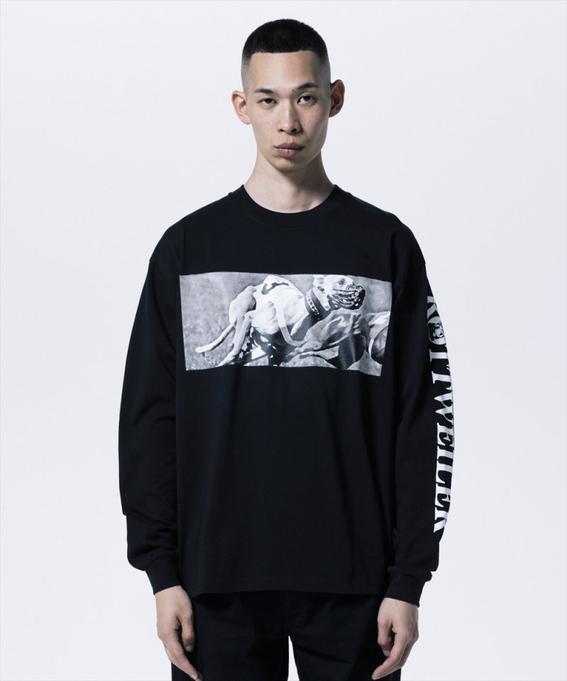 画像3: 【ご予約受付中！26年4月入荷予定】ROTTWEILER/DOGRACE LS TEE（BLACK）［プリント長袖T-26春夏］