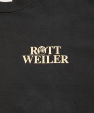 画像4: 【ご予約受付中！26年4月入荷予定】ROTTWEILER/DOGRACE TEE（JET）［ピグメント加工プリントT-26春夏］ (4)