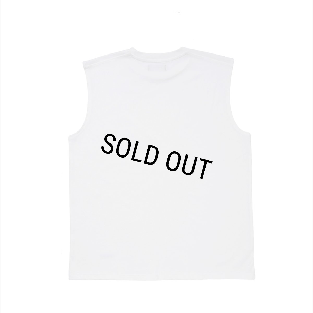 画像2: 【20%OFF】ROTTWEILER/R9 RTWLA NOSLEEVE TEE（WHITE）［ノースリーブT-26春夏］ (2)