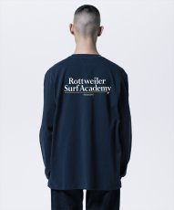 画像6: 【ご予約受付中！26年4月入荷予定】ROTTWEILER/R9 SURF ACADEMY LS TEE（NAVY）［プリント長袖T-26春夏］ (6)