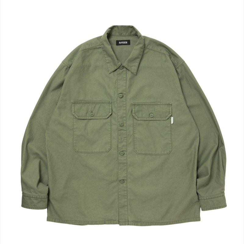 画像1: 【ご予約受付中！26年3月入荷予定】ROTTWEILER/R9 M.I.L SHIRT（OLIVE）［ミリタリーシャツ-26春夏］