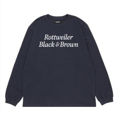 画像1: 【ご予約受付中！26年4月入荷予定】ROTTWEILER/R9 B&B LS TEE（NAVY）［プリント長袖T-26春夏］ (1)