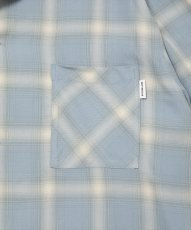 画像4: 【ご予約受付中！26年3月入荷予定】ROTTWEILER/R9 OMBRE CHECK SHIRT（SAX）［オンブレチェックシャツ-26春夏］ (4)