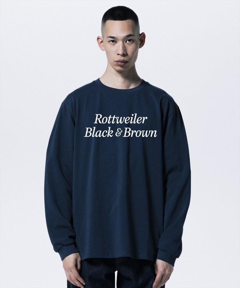 画像3: 【ご予約受付中！26年4月入荷予定】ROTTWEILER/R9 B&B LS TEE（NAVY）［プリント長袖T-26春夏］