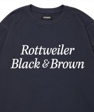 画像4: 【ご予約受付中！26年4月入荷予定】ROTTWEILER/R9 B&B LS TEE（NAVY）［プリント長袖T-26春夏］ (4)