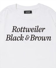 画像4: 【ご予約受付中！26年4月入荷予定】ROTTWEILER/R9 B&B LS TEE（WHITE）［プリント長袖T-26春夏］ (4)