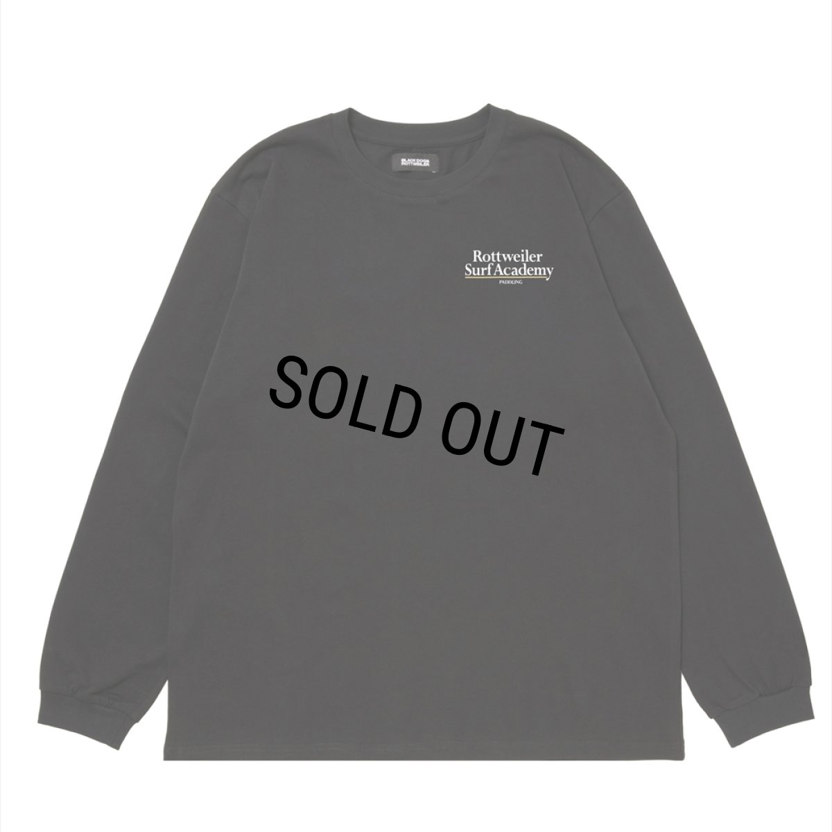 画像2: 【30%OFF】ROTTWEILER/R9 SURF ACADEMY LS TEE（BLACK）［プリント長袖T-26春夏］ (2)