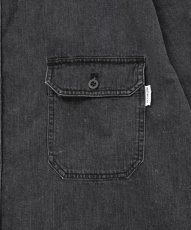 画像4: 【ご予約受付中！26年3月入荷予定】ROTTWEILER/R9 DENIM SHIRT（BLACK）［デニムシャツ-26春夏］ (4)