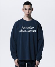 画像5: 【ご予約受付中！26年4月入荷予定】ROTTWEILER/R9 B&B LS TEE（NAVY）［プリント長袖T-26春夏］ (5)