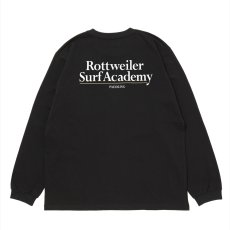 画像1: 【ご予約受付中！26年4月入荷予定】ROTTWEILER/R9 SURF ACADEMY LS TEE（BLACK）［プリント長袖T-26春夏］ (1)