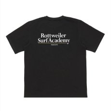 画像1: 【ご予約受付中！26年4月入荷予定】ROTTWEILER/R9 SURF ACADEMY SS TEE（BLACK）［プリントT-26春夏］ (1)