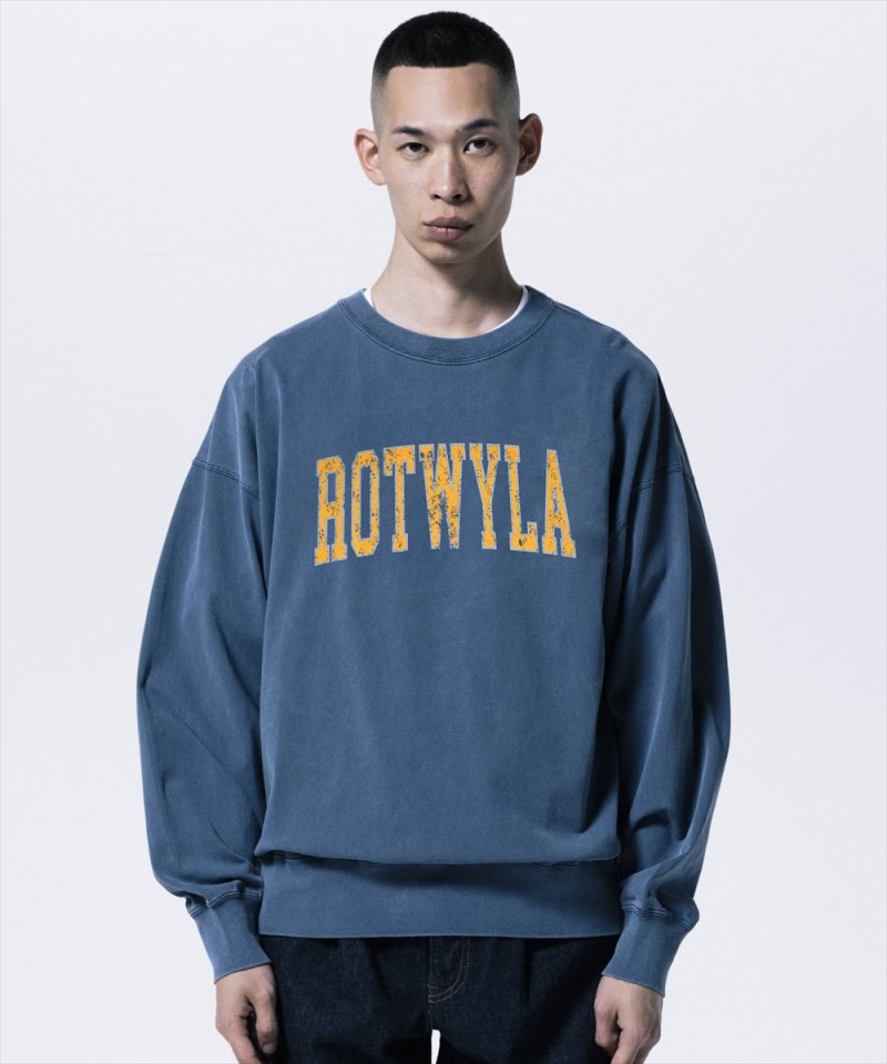 画像3: 【ご予約受付中！26年3月入荷予定】ROTTWEILER/R9 ROT TRAINER（NAVY）［ピグメント加工トレーナー-26春夏］