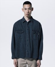 画像5: 【ご予約受付中！26年3月入荷予定】ROTTWEILER/R9 DENIM SHIRT（BLACK）［デニムシャツ-26春夏］ (5)