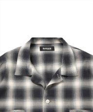 画像3: 【ご予約受付中！26年3月入荷予定】ROTTWEILER/R9 OMBRE CHECK SHIRT（BLACK）［オンブレチェックシャツ-26春夏］ (3)