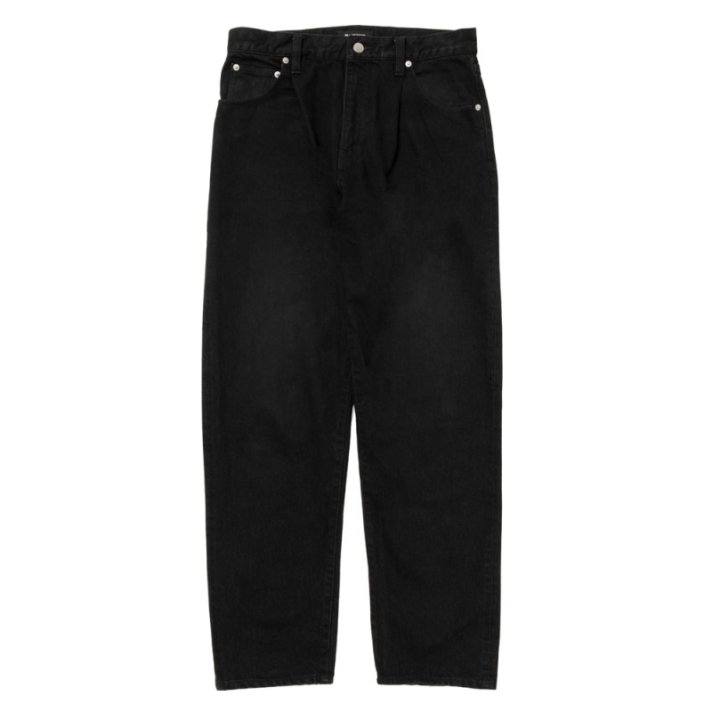 画像1: 【ご予約受付中！26年3月入荷予定】ROTTWEILER/R9 TUCK DENIM PANTS（BLACK）［タックデニムパンツ-26春夏］