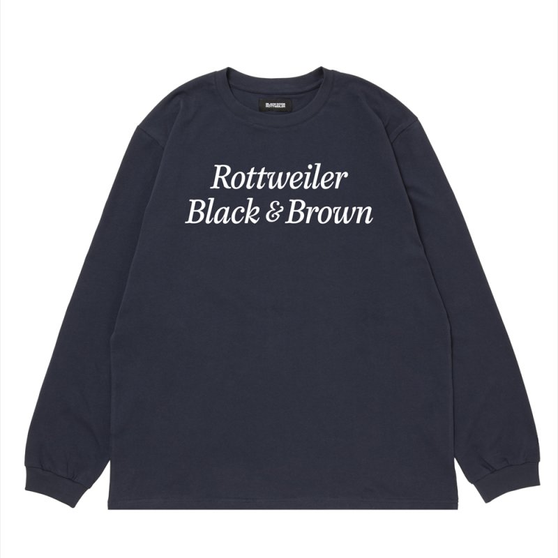 画像1: 【ご予約受付中！26年4月入荷予定】ROTTWEILER/R9 B&B LS TEE（NAVY）［プリント長袖T-26春夏］