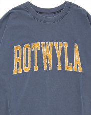 画像3: 【ご予約受付中！26年3月入荷予定】ROTTWEILER/R9 ROT TRAINER（NAVY）［ピグメント加工トレーナー-26春夏］ (3)