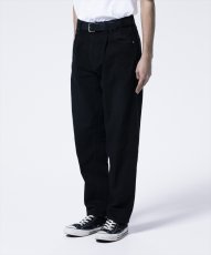画像4: 【ご予約受付中！26年3月入荷予定】ROTTWEILER/R9 TUCK DENIM PANTS（BLACK）［タックデニムパンツ-26春夏］ (4)