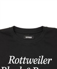 画像3: 【ご予約受付中！26年4月入荷予定】ROTTWEILER/R9 B&B SS TEE（BLACK）［プリントT-26春夏］ (3)