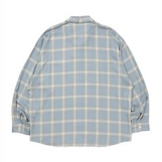 画像2: 【ご予約受付中！26年3月入荷予定】ROTTWEILER/R9 OMBRE CHECK SHIRT（SAX）［オンブレチェックシャツ-26春夏］ (2)