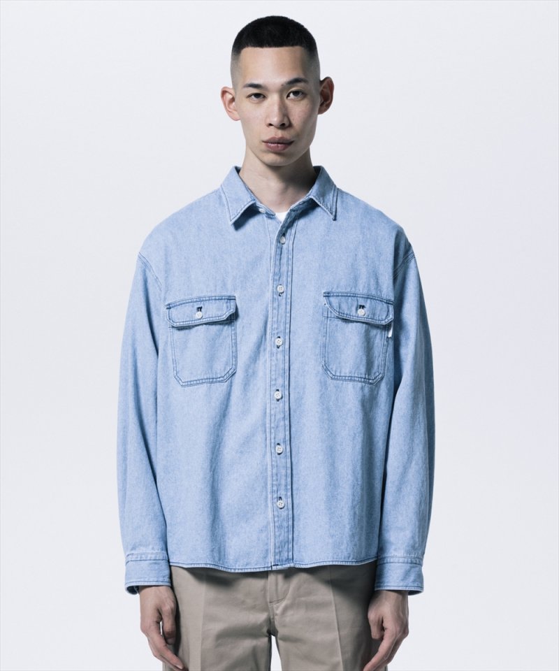 画像3: 【ご予約受付中！26年3月入荷予定】ROTTWEILER/R9 DENIM SHIRT（INDIGO）［デニムシャツ-26春夏］