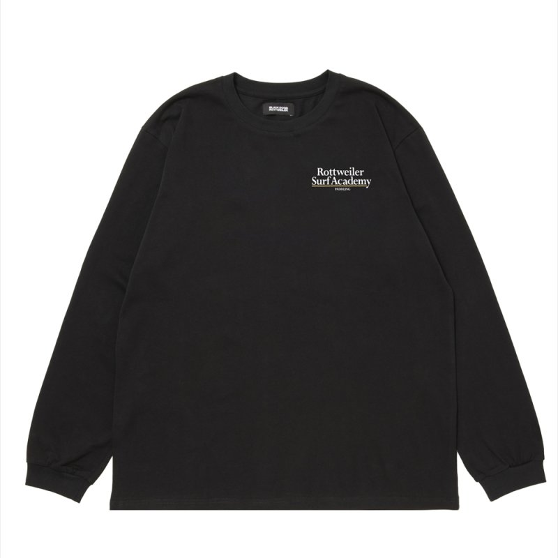 画像1: 【ご予約受付中！26年4月入荷予定】ROTTWEILER/R9 SURF ACADEMY LS TEE（BLACK）［プリント長袖T-26春夏］