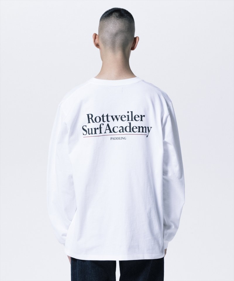 画像3: 【ご予約受付中！26年4月入荷予定】ROTTWEILER/R9 SURF ACADEMY LS TEE（WHITE）［プリント長袖T-26春夏］