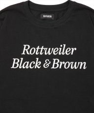 画像4: 【ご予約受付中！26年4月入荷予定】ROTTWEILER/R9 B&B LS TEE（BLACK）［プリント長袖T-26春夏］ (4)