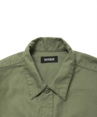画像3: 【ご予約受付中！26年3月入荷予定】ROTTWEILER/R9 M.I.L SHIRT（OLIVE）［ミリタリーシャツ-26春夏］ (3)