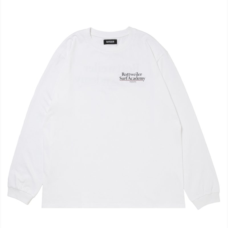 画像1: 【ご予約受付中！26年4月入荷予定】ROTTWEILER/R9 SURF ACADEMY LS TEE（WHITE）［プリント長袖T-26春夏］