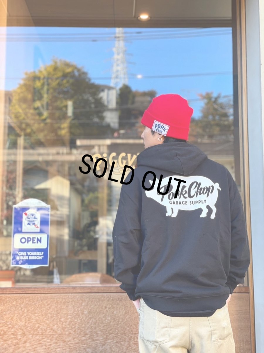 画像4: PORKCHOP/SQUARE WAPPEN BEANIE CAP（RED）［スクエアワッペンビーニーキャップ-25秋冬］ (4)