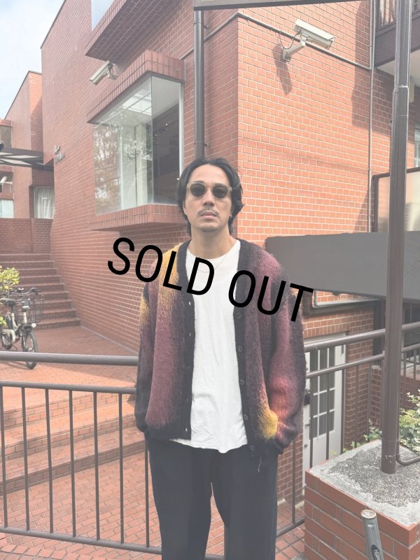 20％OFF】ROTTWEILER/R9 PAINTED CARDIGAN（BLACK）［ペインテッド