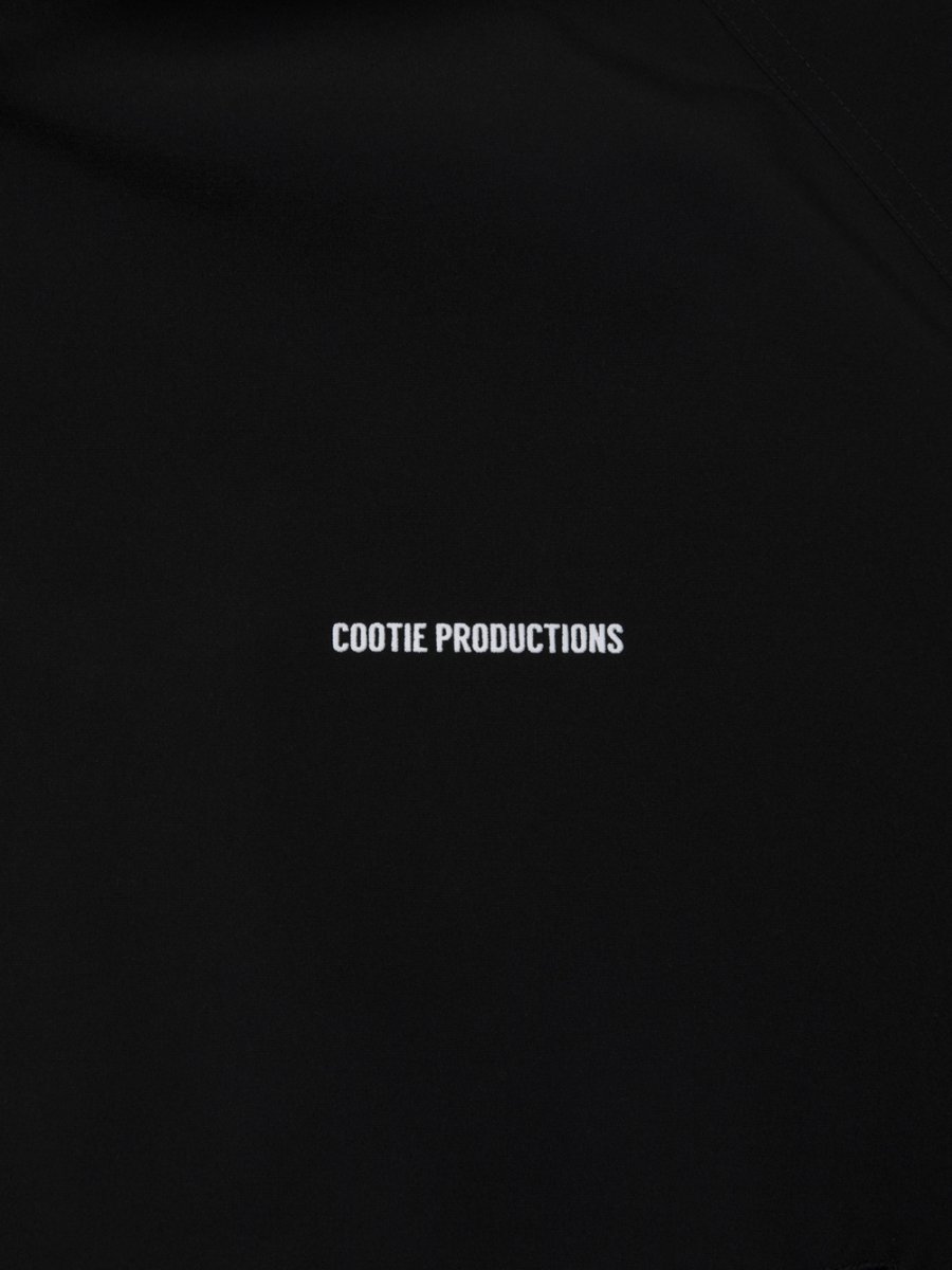画像4: COOTIE PRODUCTIONS/T/C Weather Combination Hooded Blouson（Black/White）［フーデッドブルゾン-25秋冬］ (4)