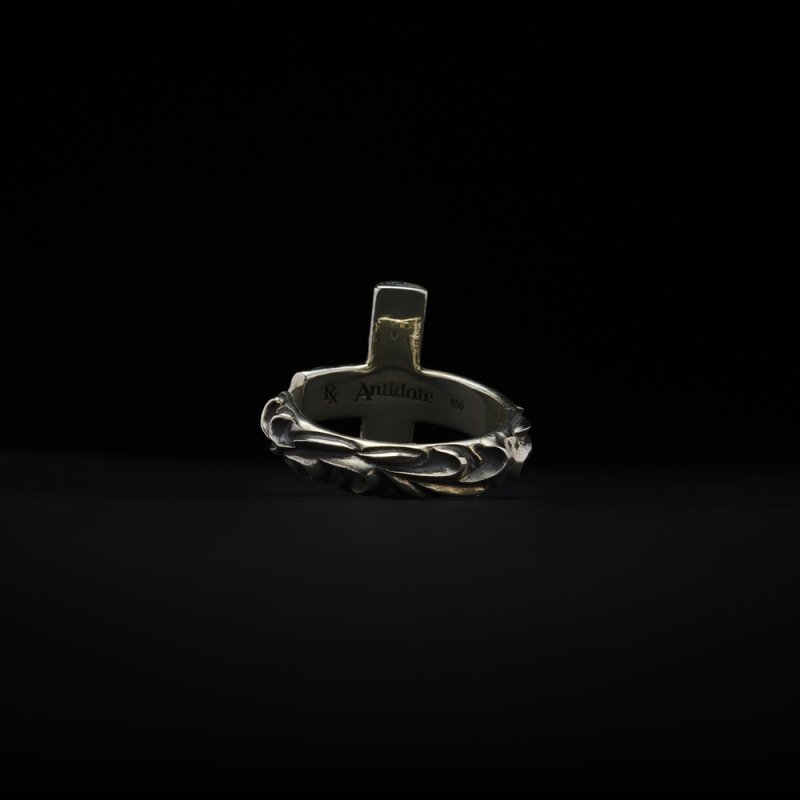 画像3: ANTIDOTE BUYERS CLUB/Ornament Cross Ring（Silver）