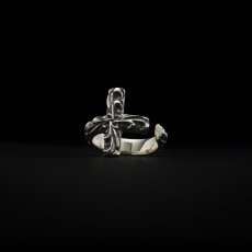画像1: ANTIDOTE BUYERS CLUB/Ornament Cross Ring（Silver） (1)