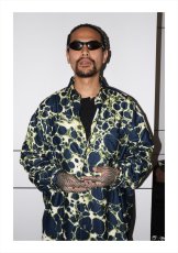 画像2: exodus/ABSTRACT SHATTER B.D SHIRT（NAVY）［アブストラクトシャッターB.Dシャツ-25秋冬］ (2)