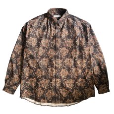 画像1: exodus/BUDS PAISLEY B.D SHIRT（BROWN）［バッズペイズリーB.Dシャツ-25秋冬］ (1)