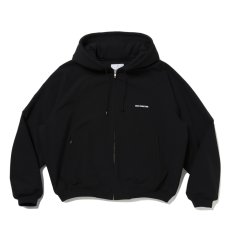 画像2: COOTIE PRODUCTIONS/T/C Weather Combination Hooded Blouson（Black/White）［フーデッドブルゾン-25秋冬］ (2)