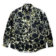 画像1: exodus/ABSTRACT SHATTER B.D SHIRT（BLACK）［アブストラクトシャッターB.Dシャツ-25秋冬］ (1)