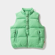 画像1: TIGHTBOOTH/PLAC DOWN VEST（Light Green）［PLACダウンベスト-25秋冬］ (1)