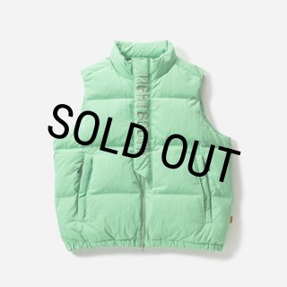 TIGHTBOOTH/PLAC DOWN VEST（Light Green）［PLACダウンベスト-25秋冬