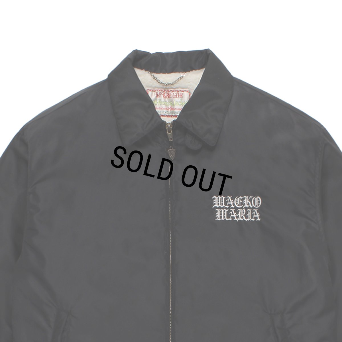 画像2: WACKO MARIA/MCGREGOR / NYLON ANTI-FREEZE JACKET（BLACK）［ナイロンアンチフリーズJKT-25秋冬］ (2)