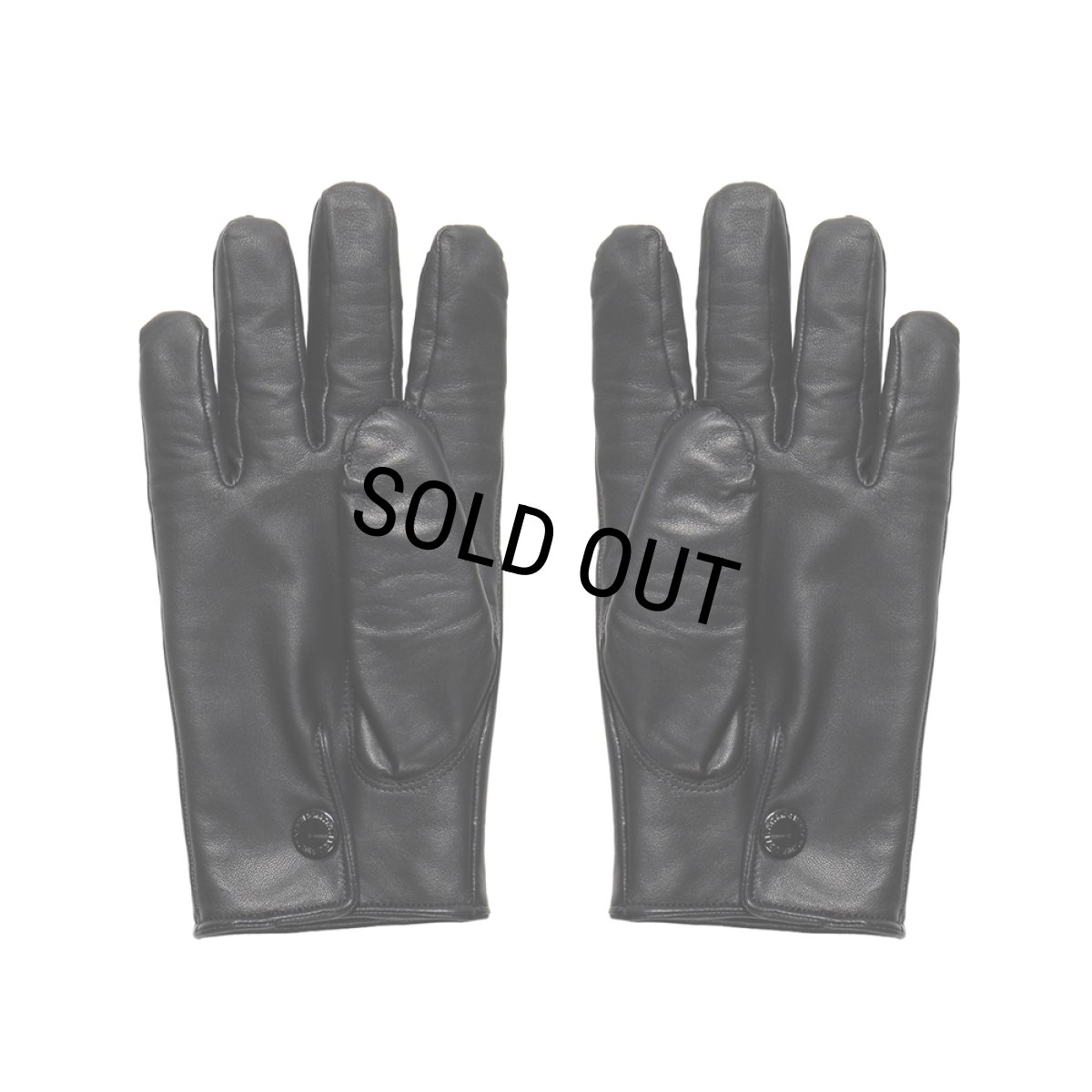 画像2: WACKO MARIA/LEATHER GLOVE（BLACK）［レザーグローブ-25秋冬］ (2)
