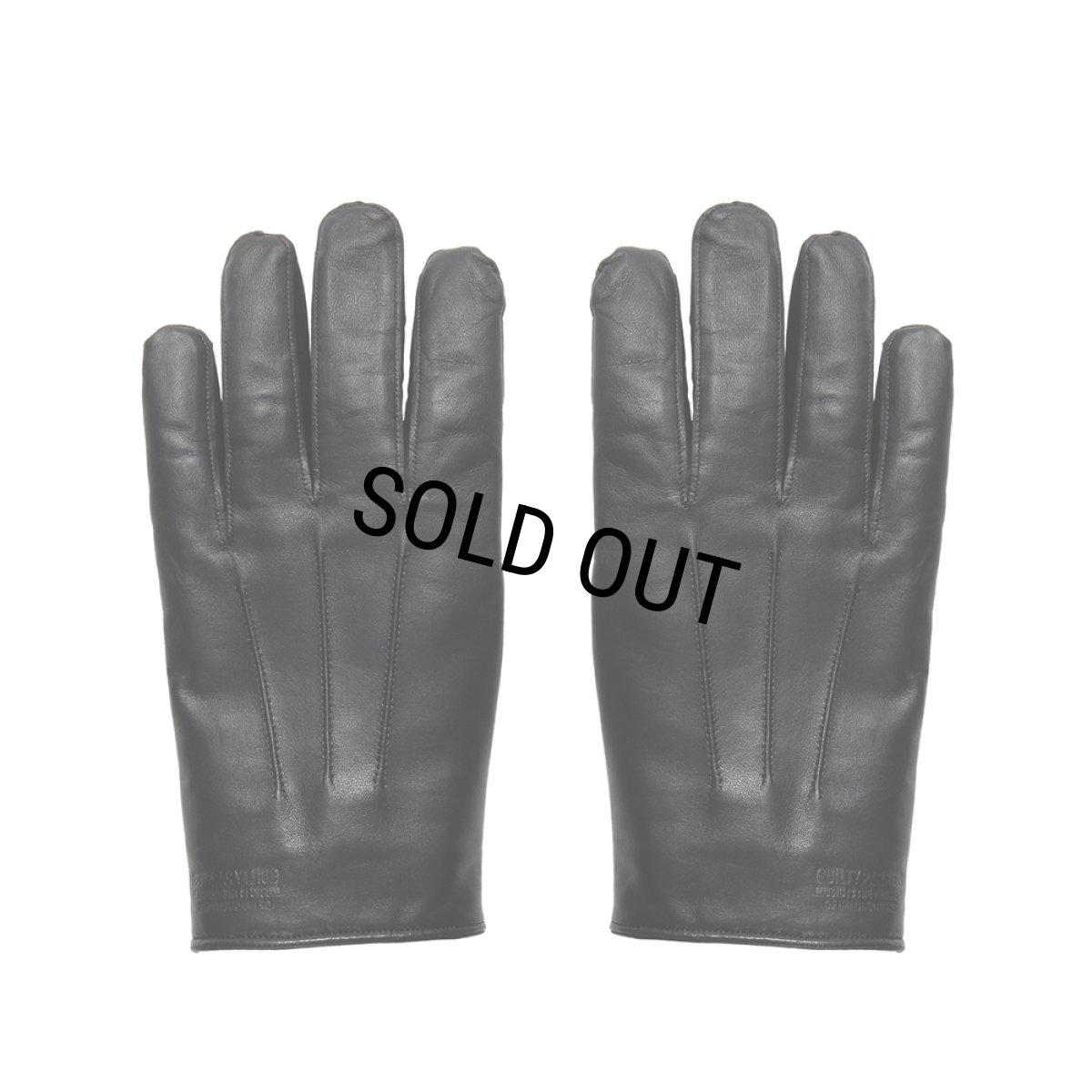画像1: WACKO MARIA/LEATHER GLOVE（BLACK）［レザーグローブ-25秋冬］ (1)