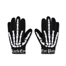 画像1: BlackEyePatch/SKELETON’S FINGER GLOVES（BLACK） (1)